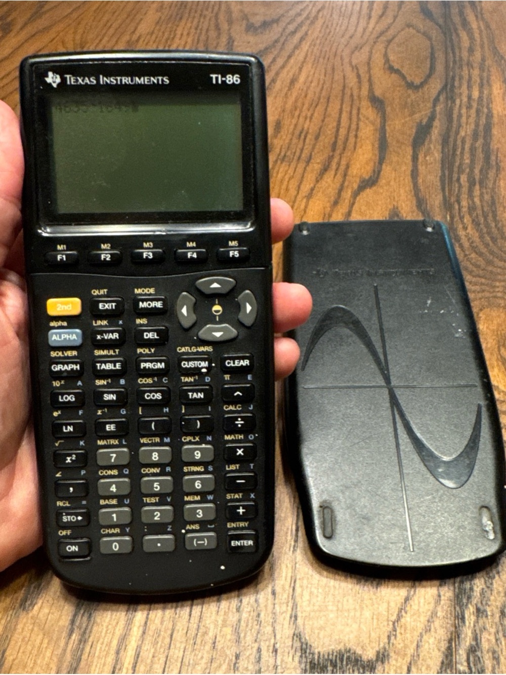 Texas Instruments TI-86 Graphing Calculator in Black
